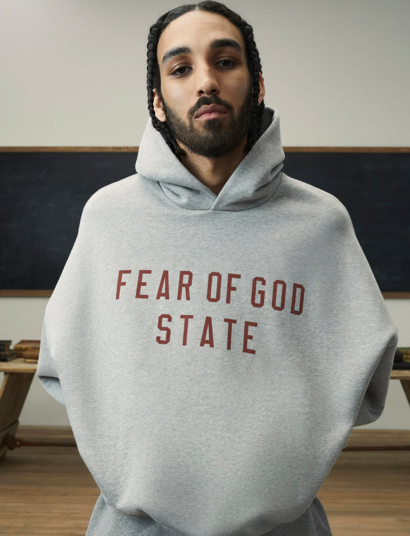 ESSENTIALS FEAR OF GOD OverSize Hoodie | Grey