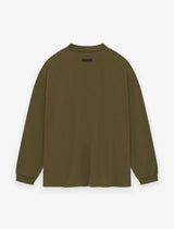 ESSENTIALS FEAR OF GOD OverSize T-Shirt Long Sleeve | Green