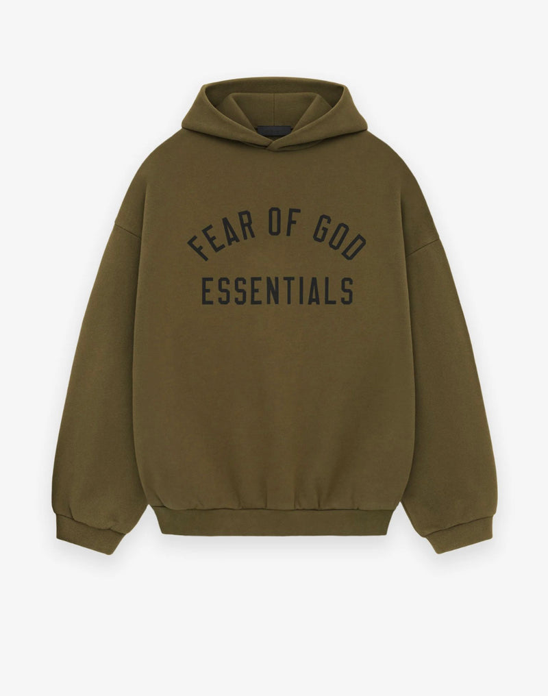 ESSENTIALS FEAR OF GOD OverSize Hoodie 192BT246254F | Green