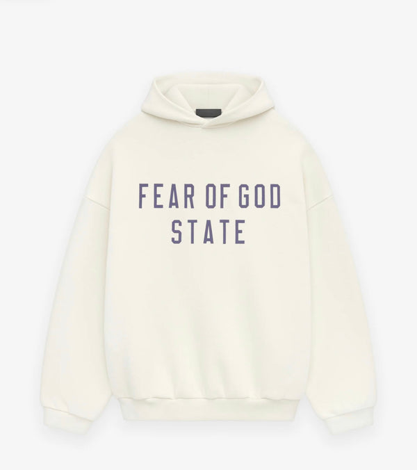 ESSENTIALS FEAR OF GOD OverSize Hoodie 192BT246252F | White