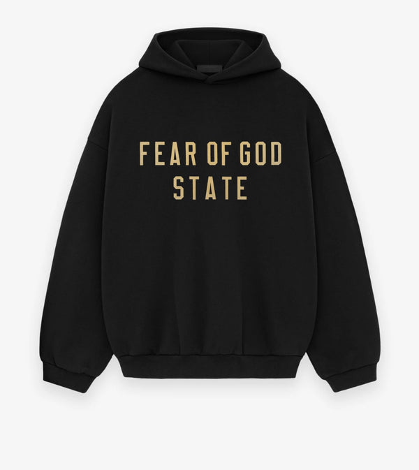 ESSENTIALS FEAR OF GOD OverSize Hoodie 192BT246250F | Black