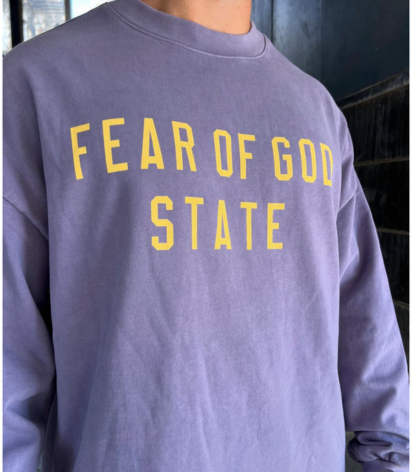 ESSENTIALS FEAR OF GOD OverSize T-Shirt 125BT242017F | Purple