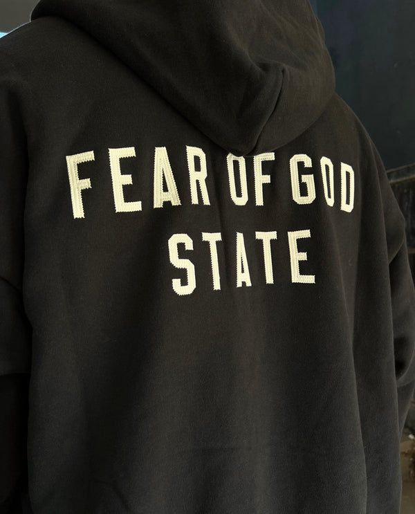 ESSENTIALS FEAR OF GOD OverSize Jacket 192BT244240F | Black