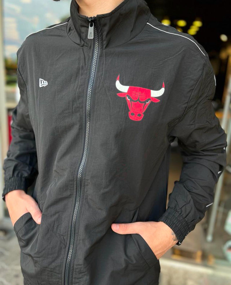 NEW ERA NBA TRACK JACKET CHIBUL 60416400 | Black