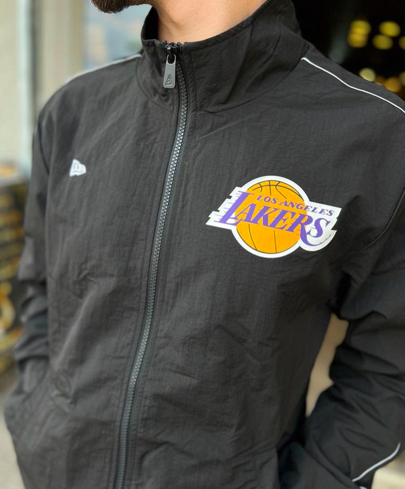 NEW ERA NBA TRACK JACKET LOSLAK 60416396 | Black