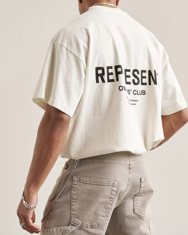 REPRESENT T-shirt OverSize M05149-72 | FLAT WHITE