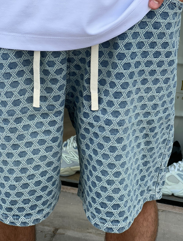 Nammos Over Size Short Jeans | Light Blue