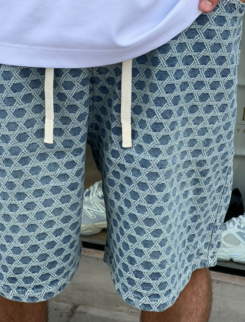 Nammos Over Size Short Jeans | Light Blue