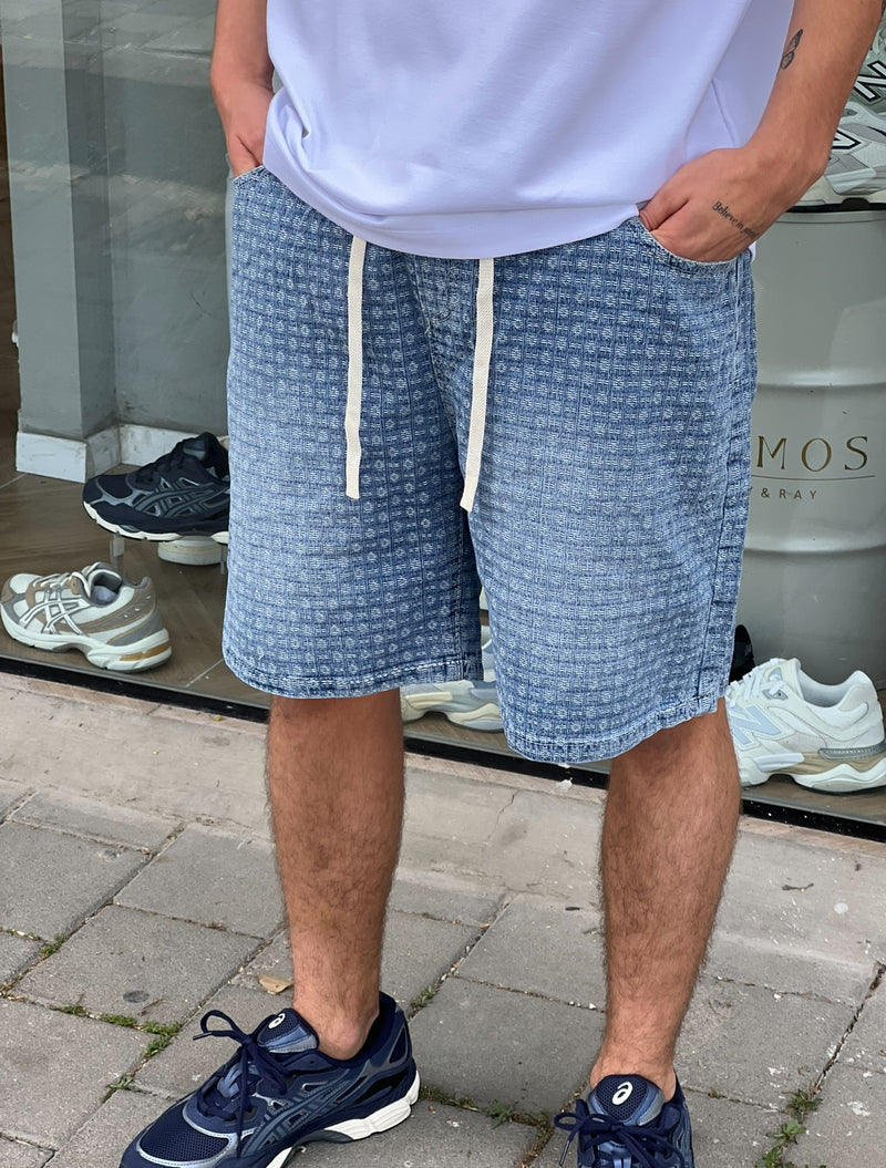 Nammos Over Size Short Jeans | Light Blue
