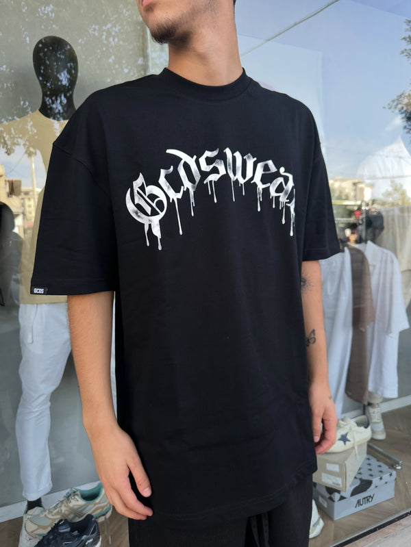 GCDS OverSize T-shirt  GC252MT16-001 | Black