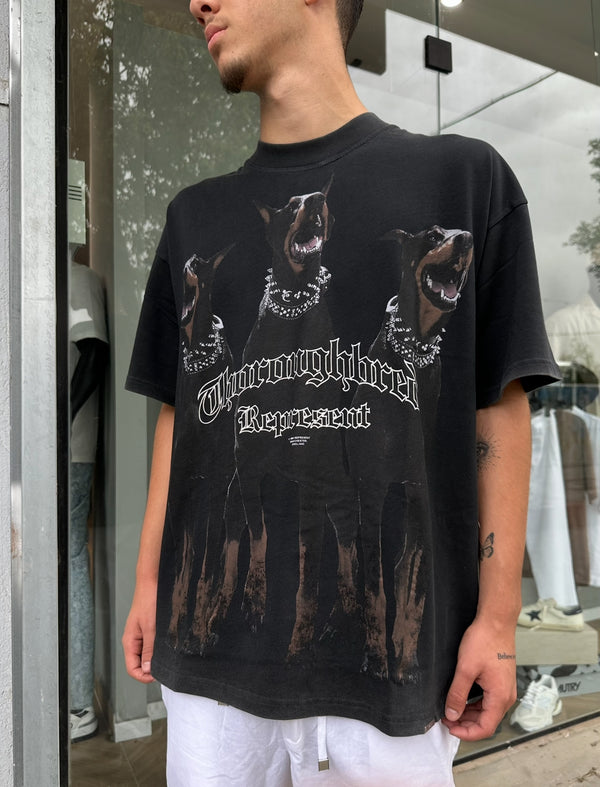 REPRESENTThoroughbred T-Shirt OverSize MLM41135-003 | Vintage Black