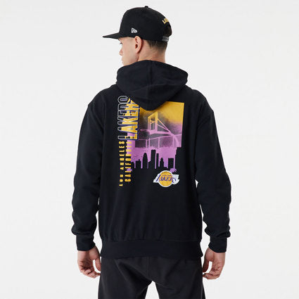 NEW ERA SKYLINE GRAPHIC OS HOODY LOSLAK BLKTRP 60424440 I BLACK