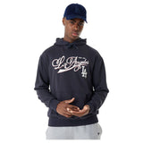 NEW ERA MLB RETRO GRPHC OS HOODY LOSDOD NVYWHI 60424374 I BLUE NAVY