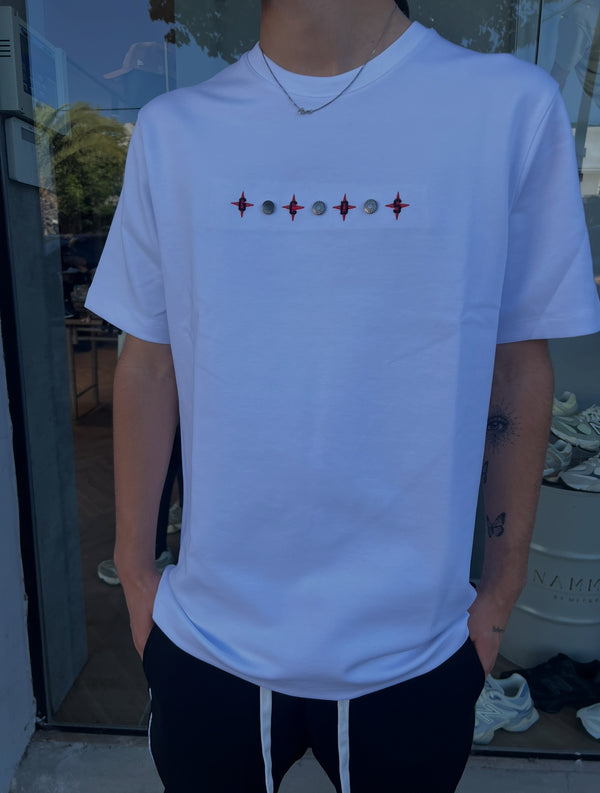 GCDS OverSize T-shirt  GC252MT08-100 | White