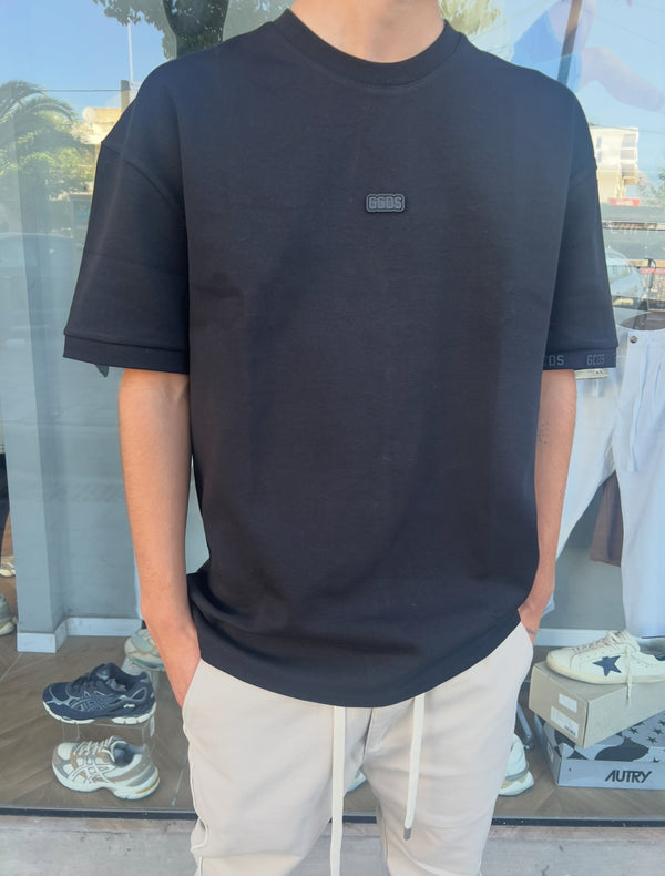 GCDS OverSize T-shirt  GC252MT32-001| Black