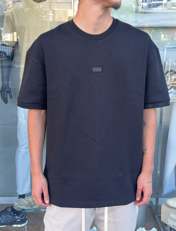 GCDS OverSize T-shirt  GC252MT32-001| Black