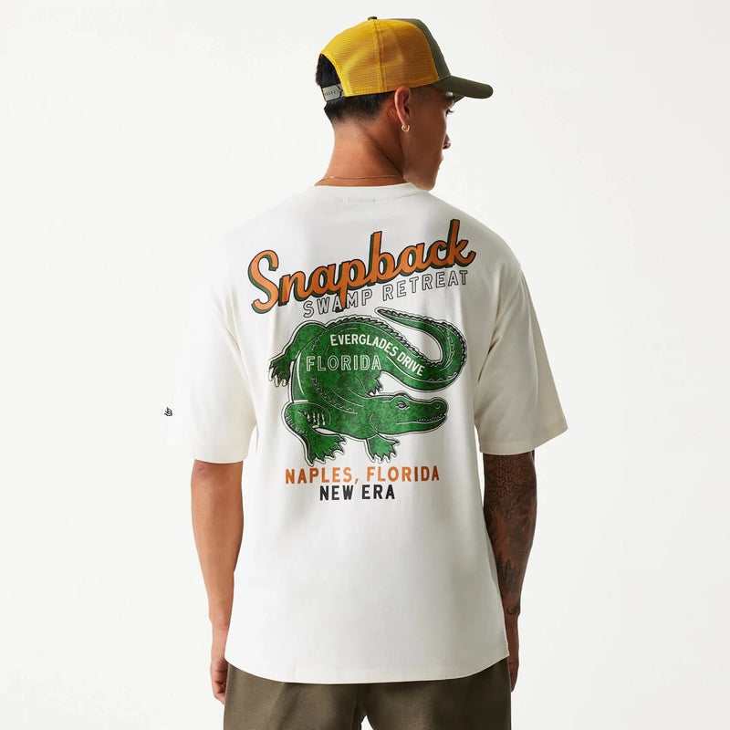 NEW ERA ANIMAL GRPHC OS TEE NEWERA 60667783 | Offwhite