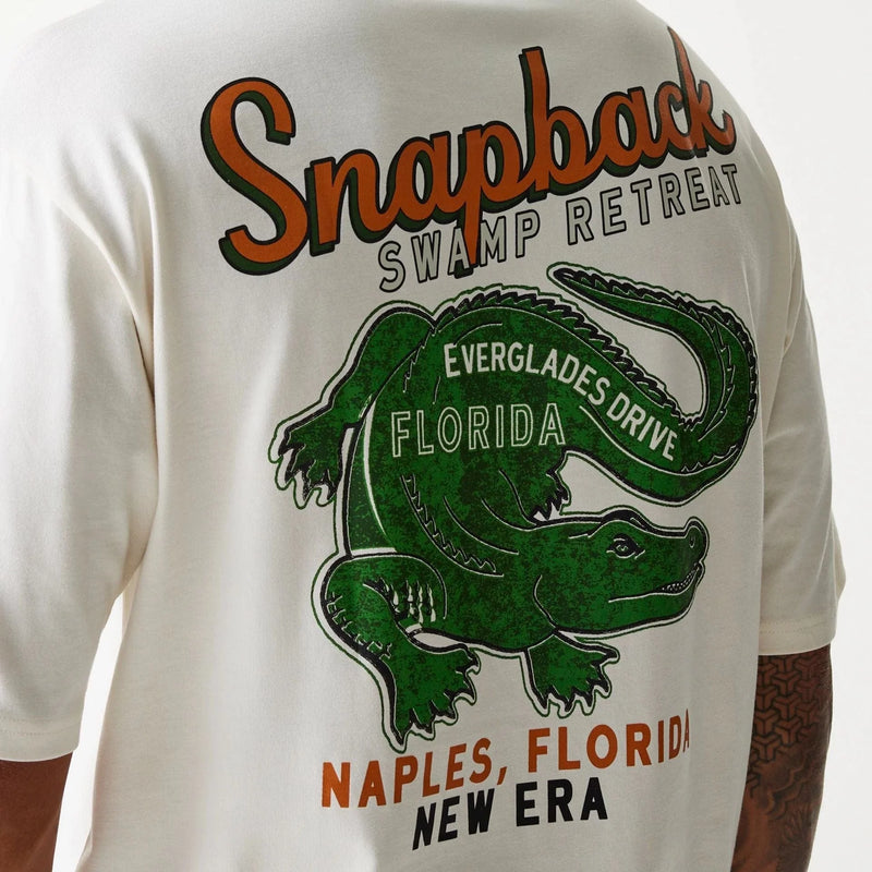 NEW ERA ANIMAL GRPHC OS TEE NEWERA 60667783 | Offwhite