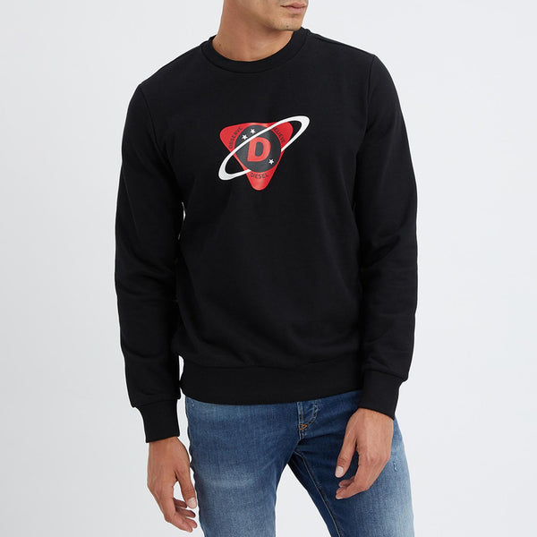 DISEL S-GIRK-K23 Sweatshirt l Black