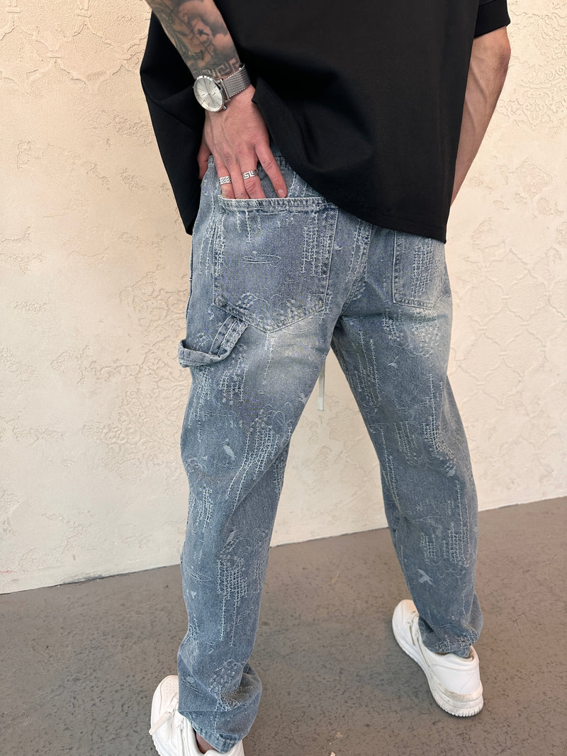 Nammos Over Size Jeans | Light Blue