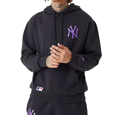 NEW ERA LEAGUE ESSNTLS OS HOODY NEYYAN BLKPNO 60416438 I BLACK