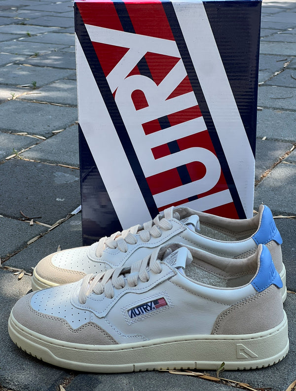 AUTRY Sneakers AULM LS04 I Leat / Suede Wht / Drblue