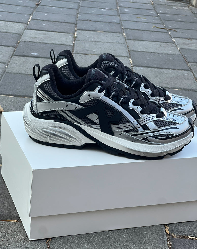 REPRESENT Sneaker Storm Runner MLM9350-265 I Silver / Black