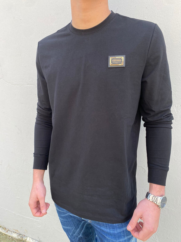 EMPORIO VALENTINI Long sleeve shirt | Black