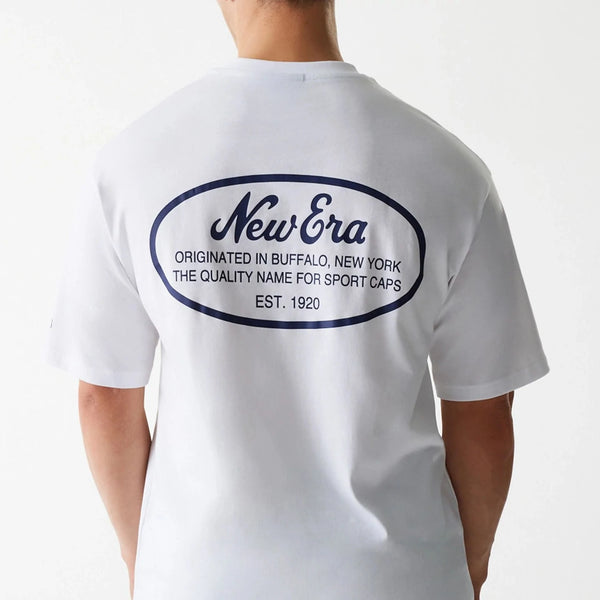 NEW ERA NE TRUCKER PTCH OS TEE NEWERA 60684483 | White