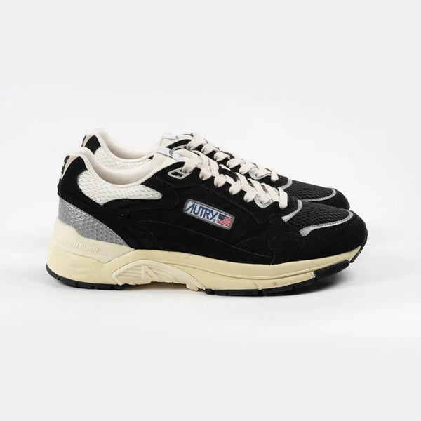 AUTRY Sneakers HYLM UM07 I Suede / Mesh Black / Silv