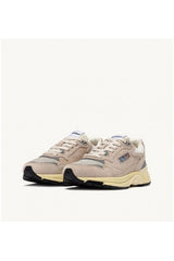 AUTRY Sneakers HYLM UM03 I Suede / Mesh Sand / Silv