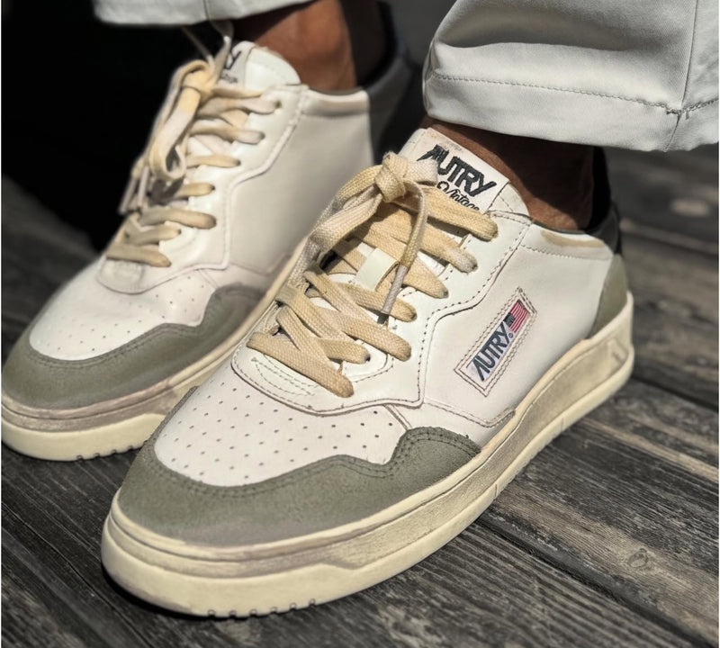 AUTRY Sneakers HVLM LS10 I Lizard / Silv