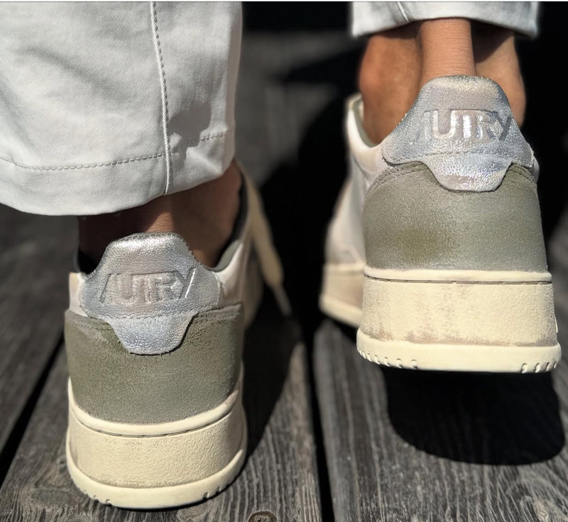 AUTRY Sneakers HVLM LS10 I Lizard / Silv