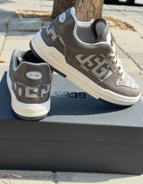 GCDS Sneakers MONOGRAM  FABRIC GCU1011 461 I Kaki / Grey
