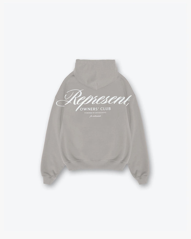 REPRESENT Owners Club Script Hoodie OCM41200-46 I Slate