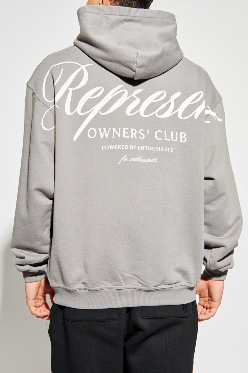 REPRESENT Owners Club Script Hoodie OCM41200-46 I Slate