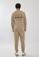 REPLAY M Crew Neck Suit 26163704 I Beige