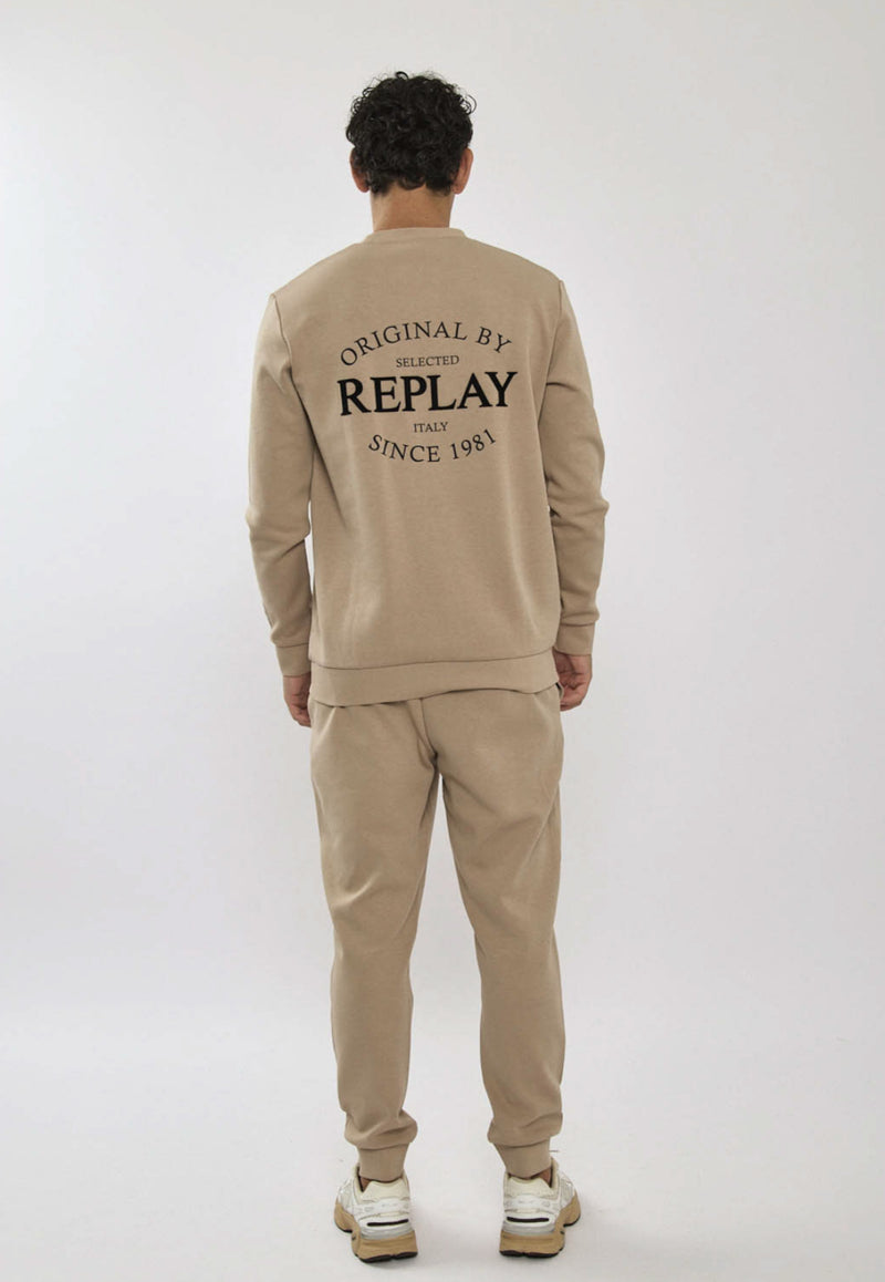 REPLAY M Crew Neck Suit 26163704 I Beige