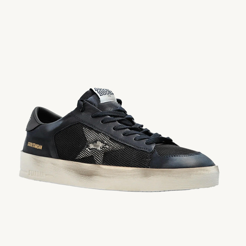 GOLDEN GOOSE Sneakers Stardan Under Net Star  GMF00370.F004118.90179 | BLACK / Silver