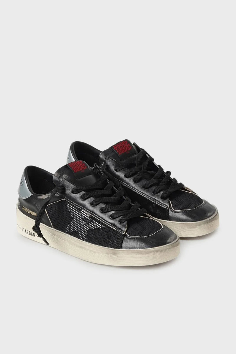 GOLDEN GOOSE Sneakers Stardan Under Net Star  GMF00370.F004118.90179 | BLACK / Silver