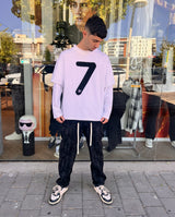 NAMMOS חולצה שרוול דאבל 7 I White