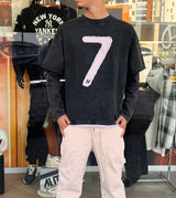 NAMMOS חולצה שרוול דאבל 7 I Black