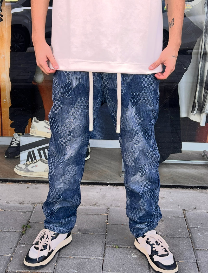 NAMMOS ג'ינס אובר סייז I Blue