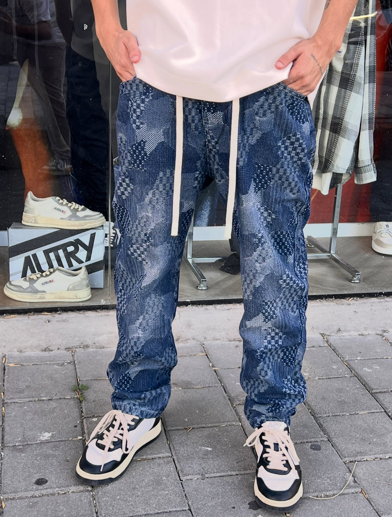 NAMMOS ג'ינס אובר סייז I Blue