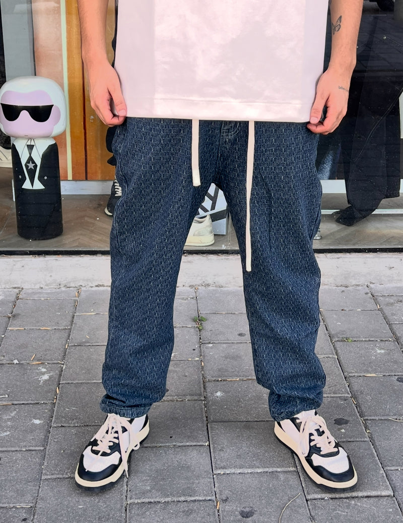 NAMMOS ג'ינס אובר סייז I Blue