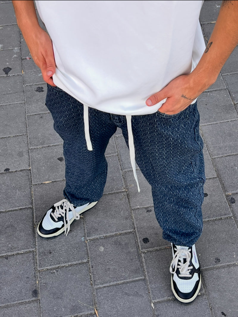 NAMMOS ג'ינס אובר סייז I Blue