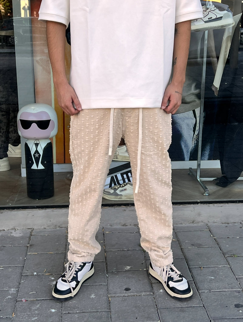 NAMMOS ג'ינס אובר סייז I Beige