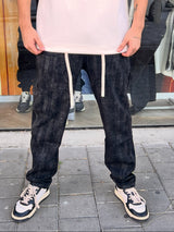 NAMMOS ג'ינס אובר סייז I Black