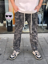 NAMMOS ג'ינס אובר סייז I Grey / Black