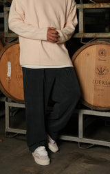 NAMMOS מכנס אובר סייז כותנה I Dark Blue